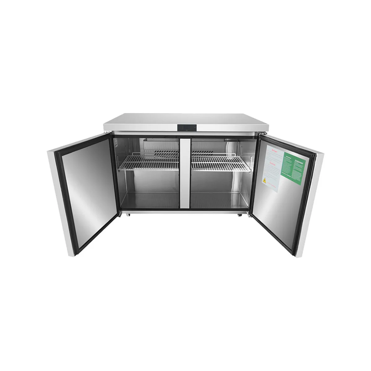 Atosa USA MGF8406GR 48" 2-Door Undercounter Freezer, Stainless Steel, 13.38 cu. ft.