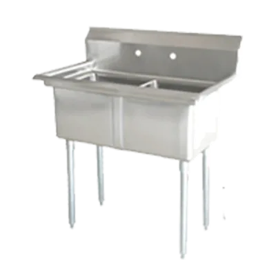 Omcan USA 25266 (2) Two Compartment Sink