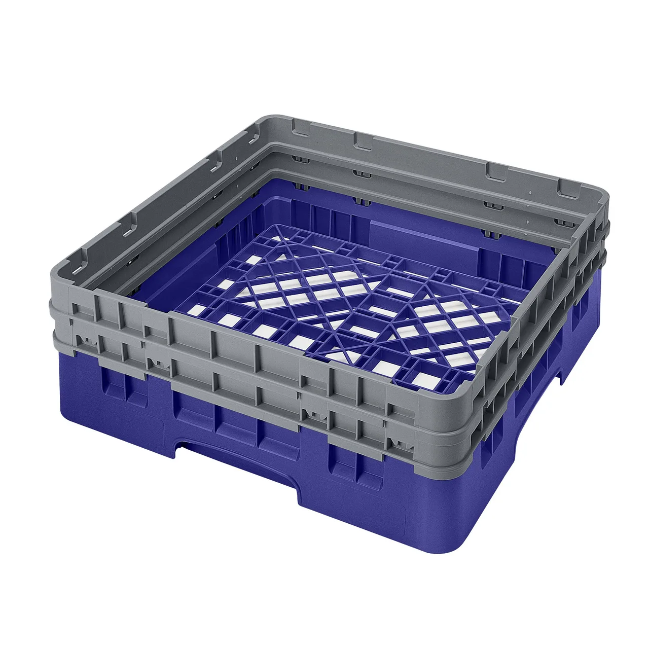 Cambro BR578186 Camrack Base Rack, Full Size, Navy Blue, Polypropylene, 19-3/4" x 19-3/4", 6-1/2" Inside Rack Height, NSF Certified