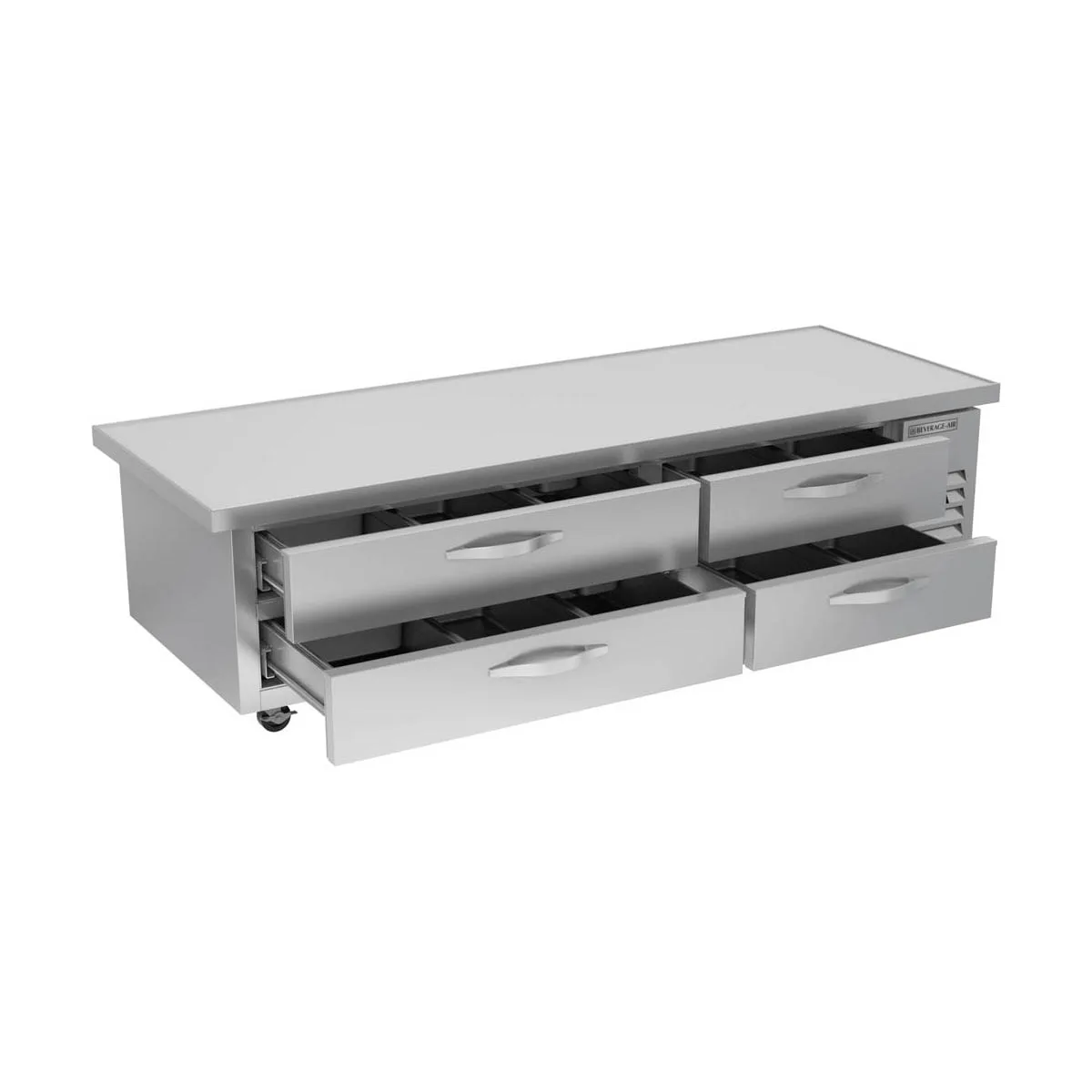 Beverage-Air WTRCS84HC-89 89" 4 Drawers Refrigerated Chef Base w/ Marine Edge, 17.5 cu. ft.