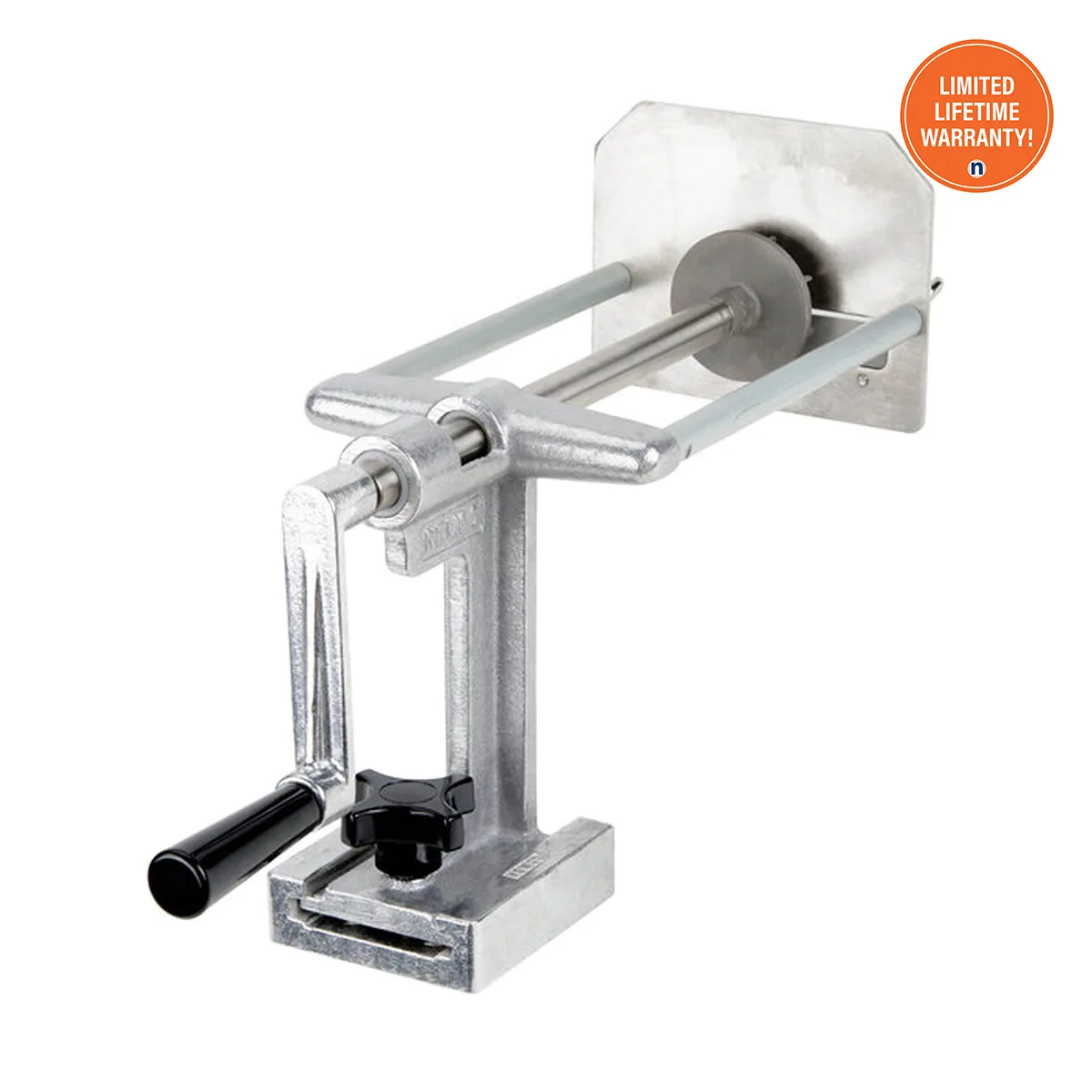 Nemco 55050AN-R Manual Spiral Fry Ribbon Cutter, Aluminum & Stainless Steel, Straight Blade, Screw Drive
