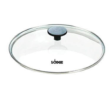 Lodge GL12 Lid – 12-1/8" Domed Tempered Glass Lid, 11-12" Round, Dishwasher & Oven Safe 400°F