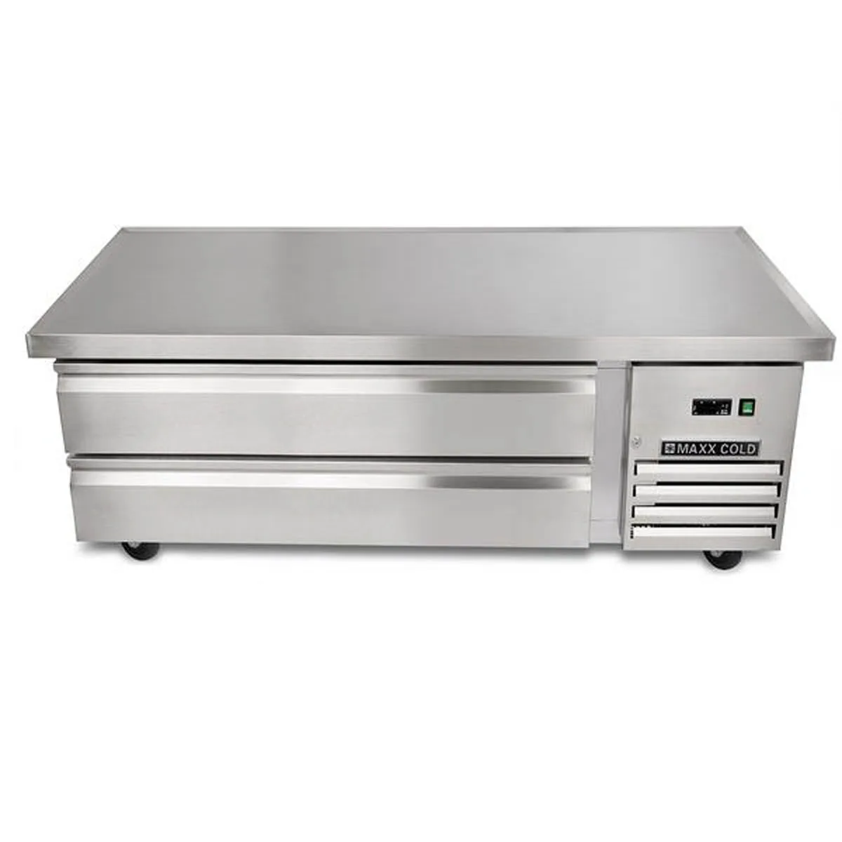 Maxx Cold MXCB60HC 62" X-Series Refrigerated Chef Base w/ 2 Drawers, 8.8 cu. ft. 