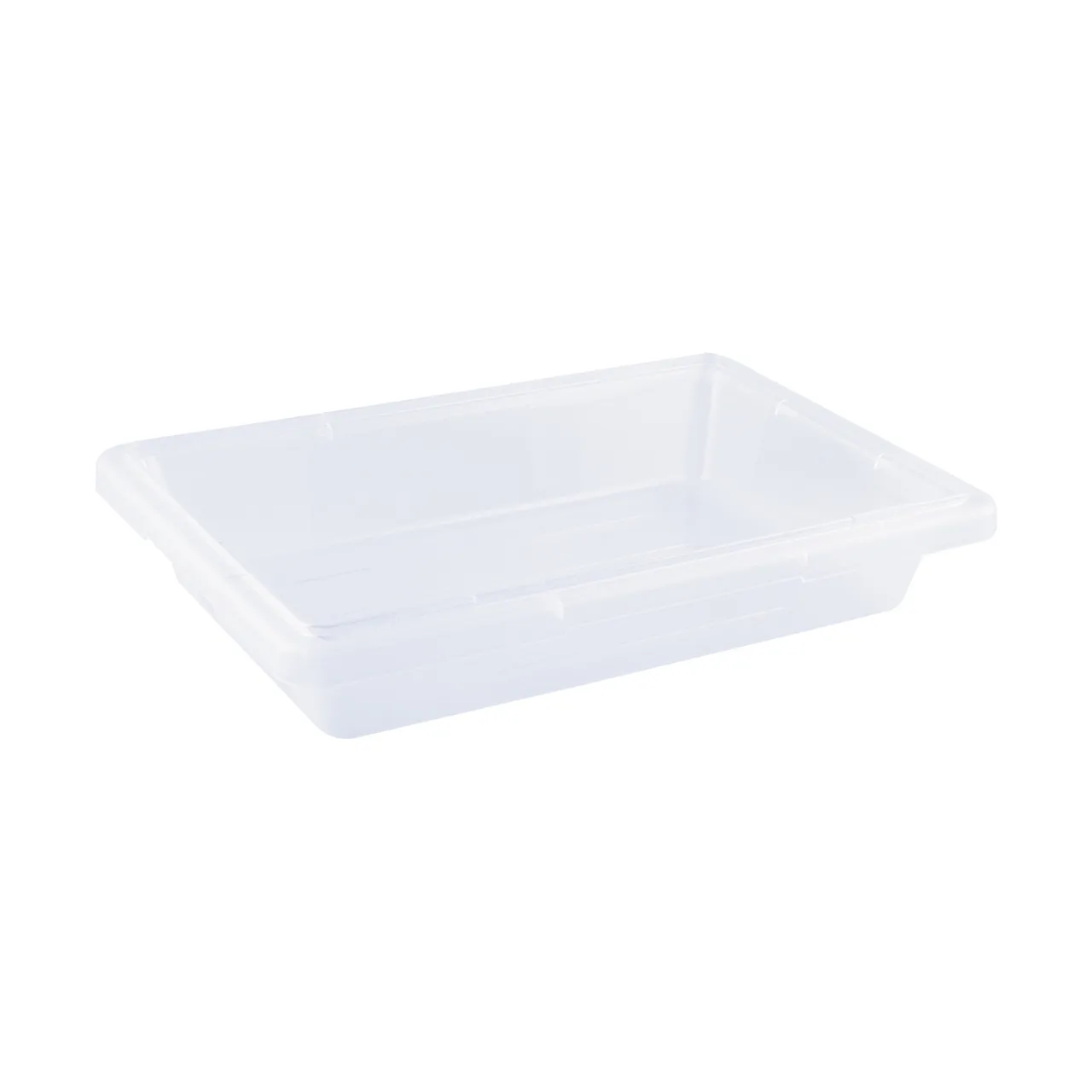 CAC China FS1H-3C Food Storage Box, 1.75 Gallon, 18"L x 12"W x 3-1/2"H, Polycarbonate, Clear