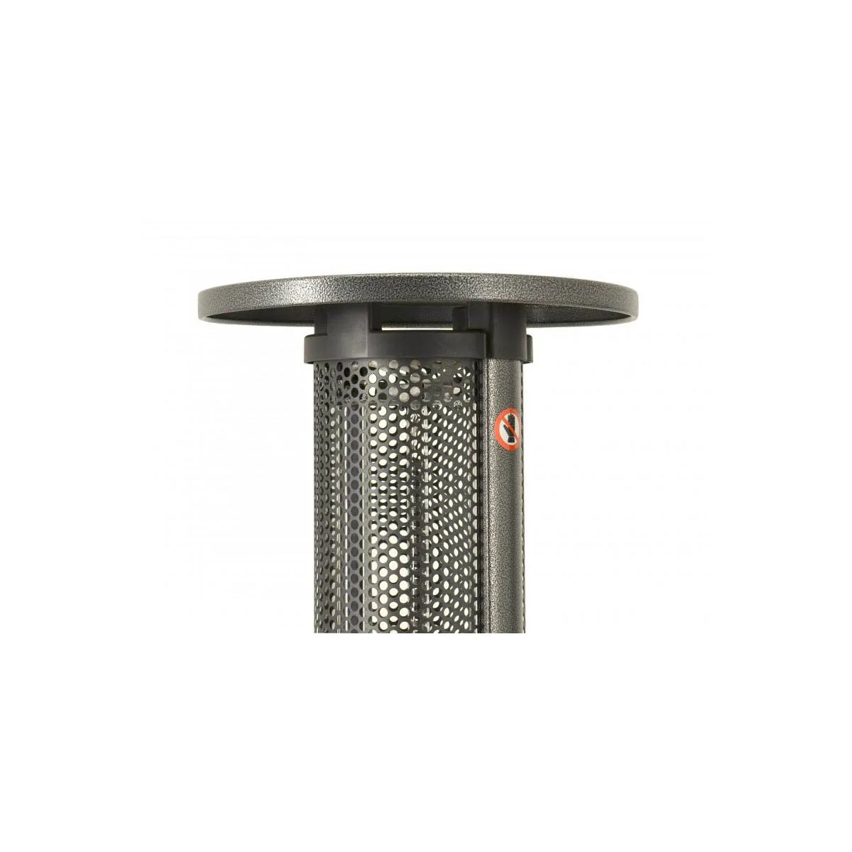 Omcan USA 43124 Electric Patio Heater, 360° Tip-Over Switch, Carbon Fiber Heating Element, Powder Coated Frame, IP24