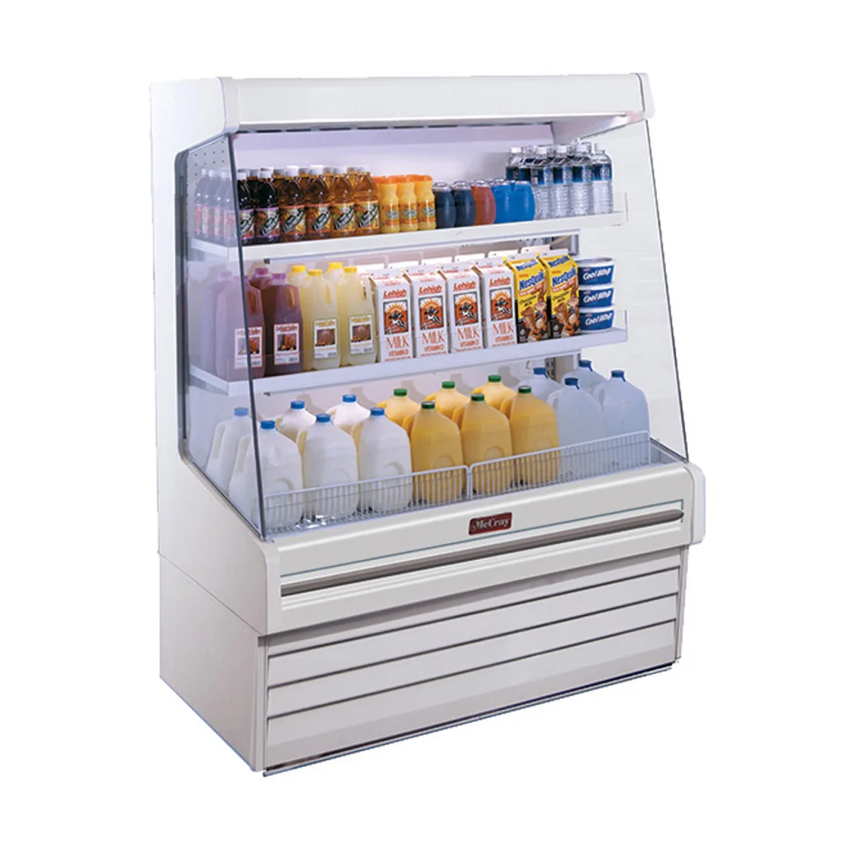 Howard-McCray R-OD30E-5-SL-S 63" Multi-Purpose Open Air Merchandiser, Stainless Steel, Remote
