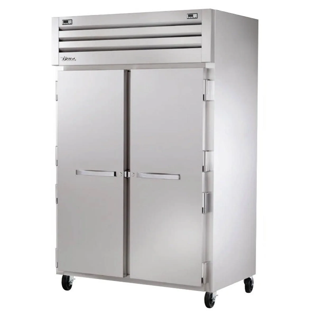 True STG2DT-2S-HC 52" 2-Section Reach-In Refrigerator Freezer Combo w/ 2 Solid Doors