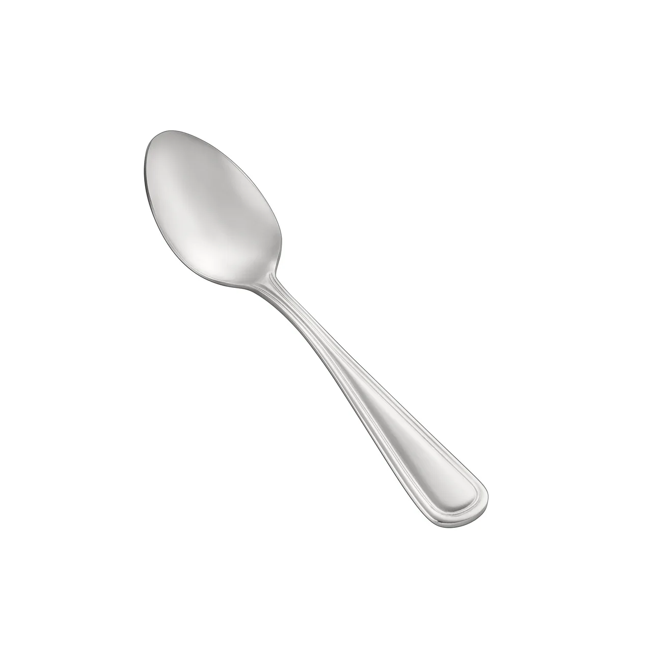 CAC China 8002-01 Elite Teaspoon, 6-1/8" Length, Extra Heavy Weight, 18/8 Stainless Steel - 1 Dozen