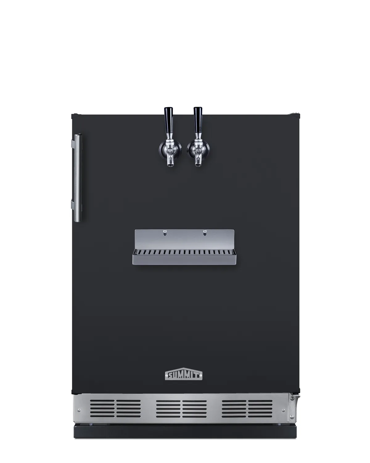 Summit SBC58BFRTP Front Tap Kegerator, 24" Wide X 34" High, 5.3 Cu Ft Steel, Taps, 5 Lb CO2 Tank