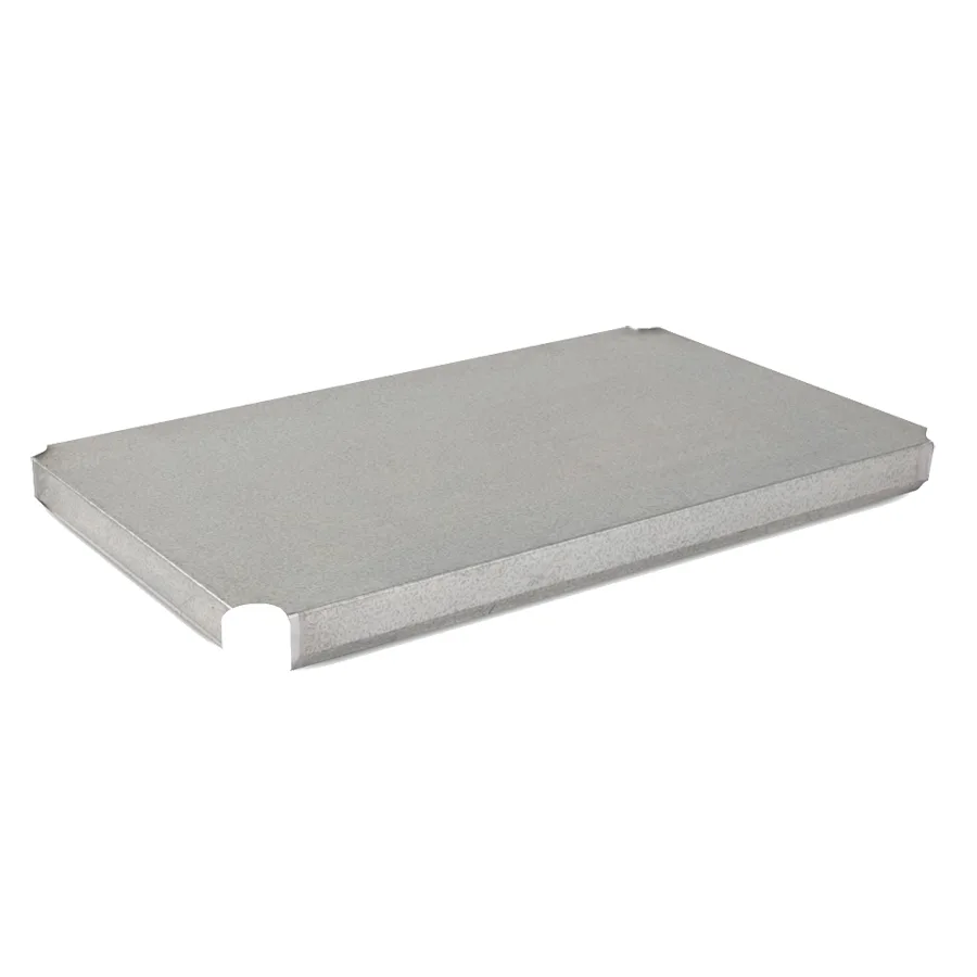 John Boos GLS1248 Work Table Undershelf, 144"W X 48"D, 16 Ga. Galvanized Steel