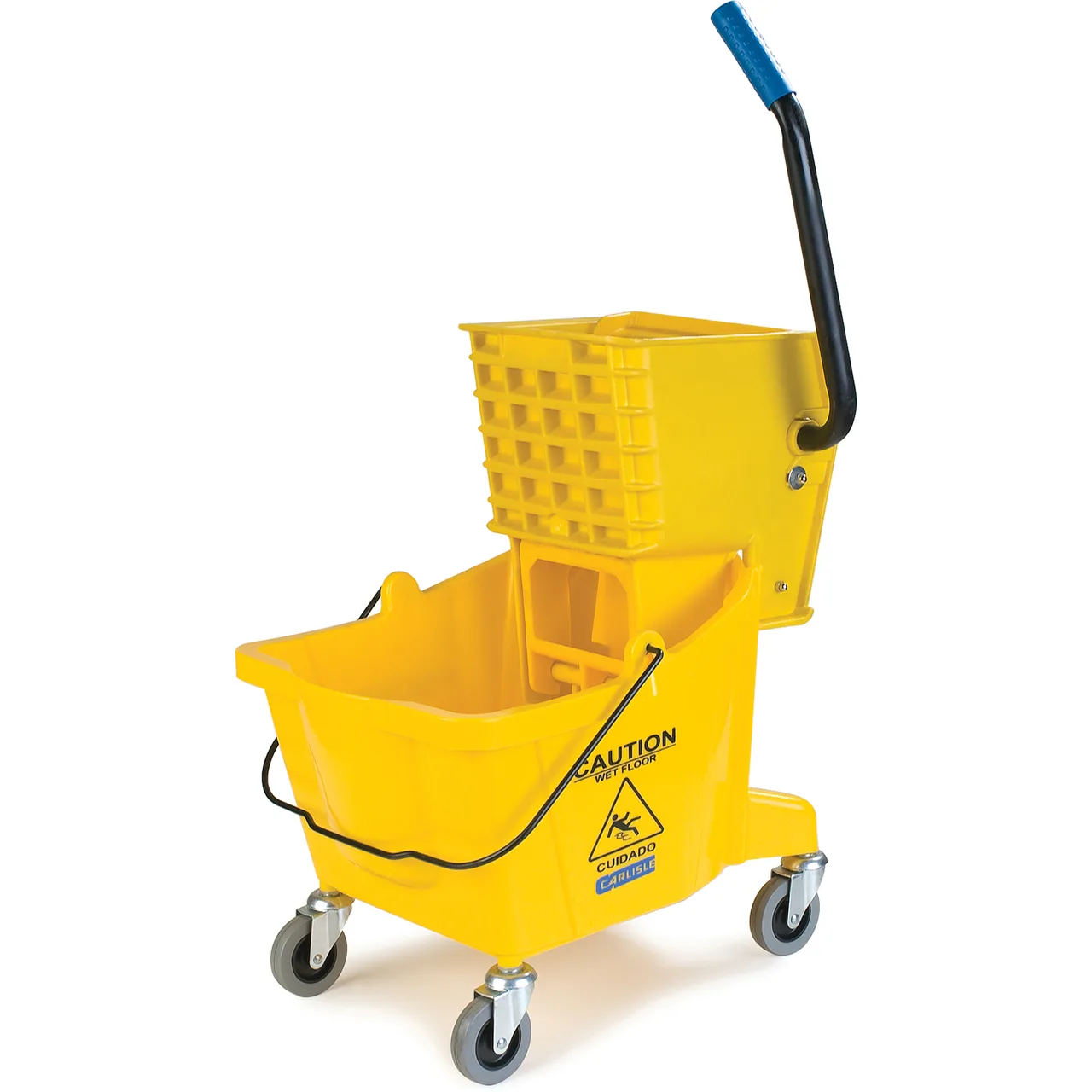 Carlisle 3690804 Carlisle - Mop Bucket Combo, 26 Qt., with Side Press Wringer