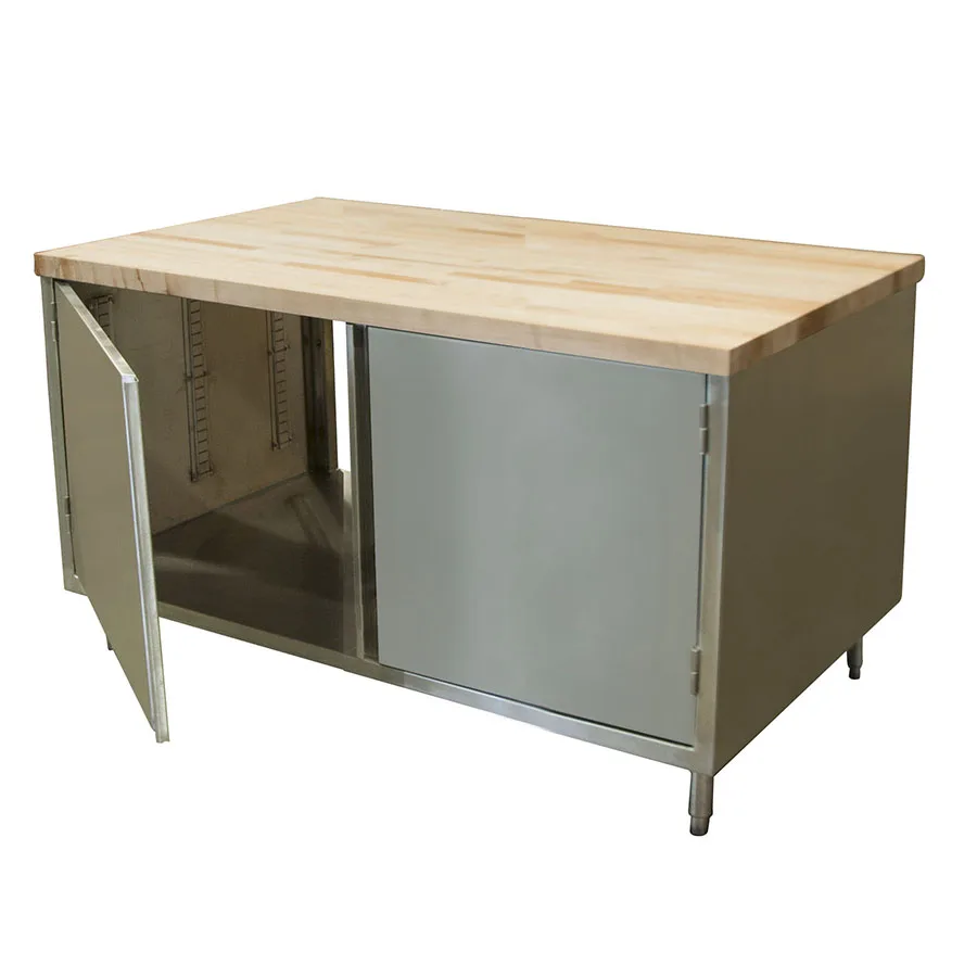 BK Resources CMT-3648H2 Dual Access Chef Table