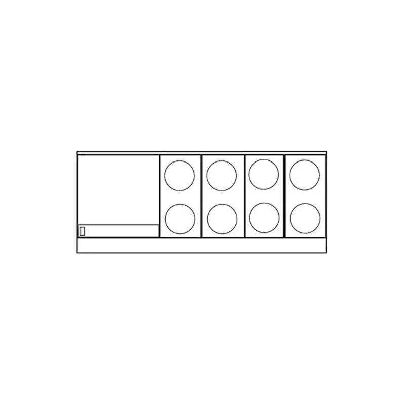 Imperial IR-8-G24T-E-C Pro Series Restaurant Range, Electric, 72"