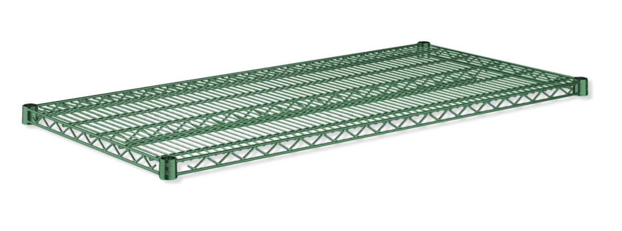 Steel Works SW2472G Heavy Duty Wire Shelf - 72"W X 24"D