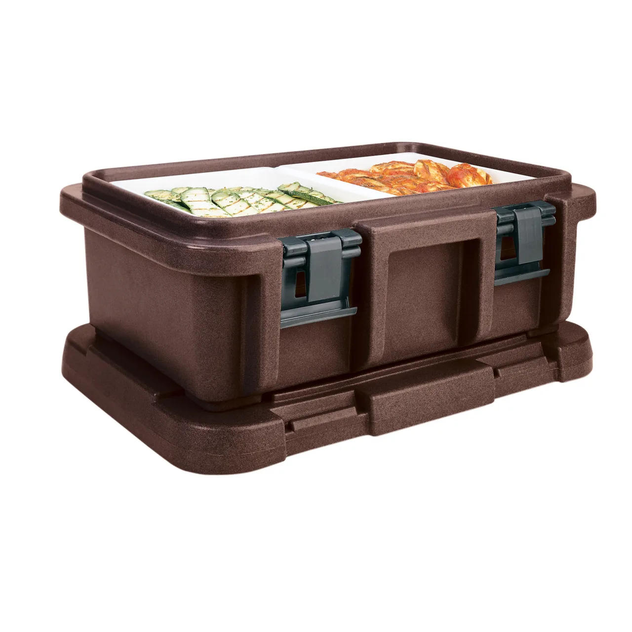 Cambro UPC160131 Ultra Pan Carriers® Top Loading 6" Deep Insulated Food Pan Carrier - Dark Brown
