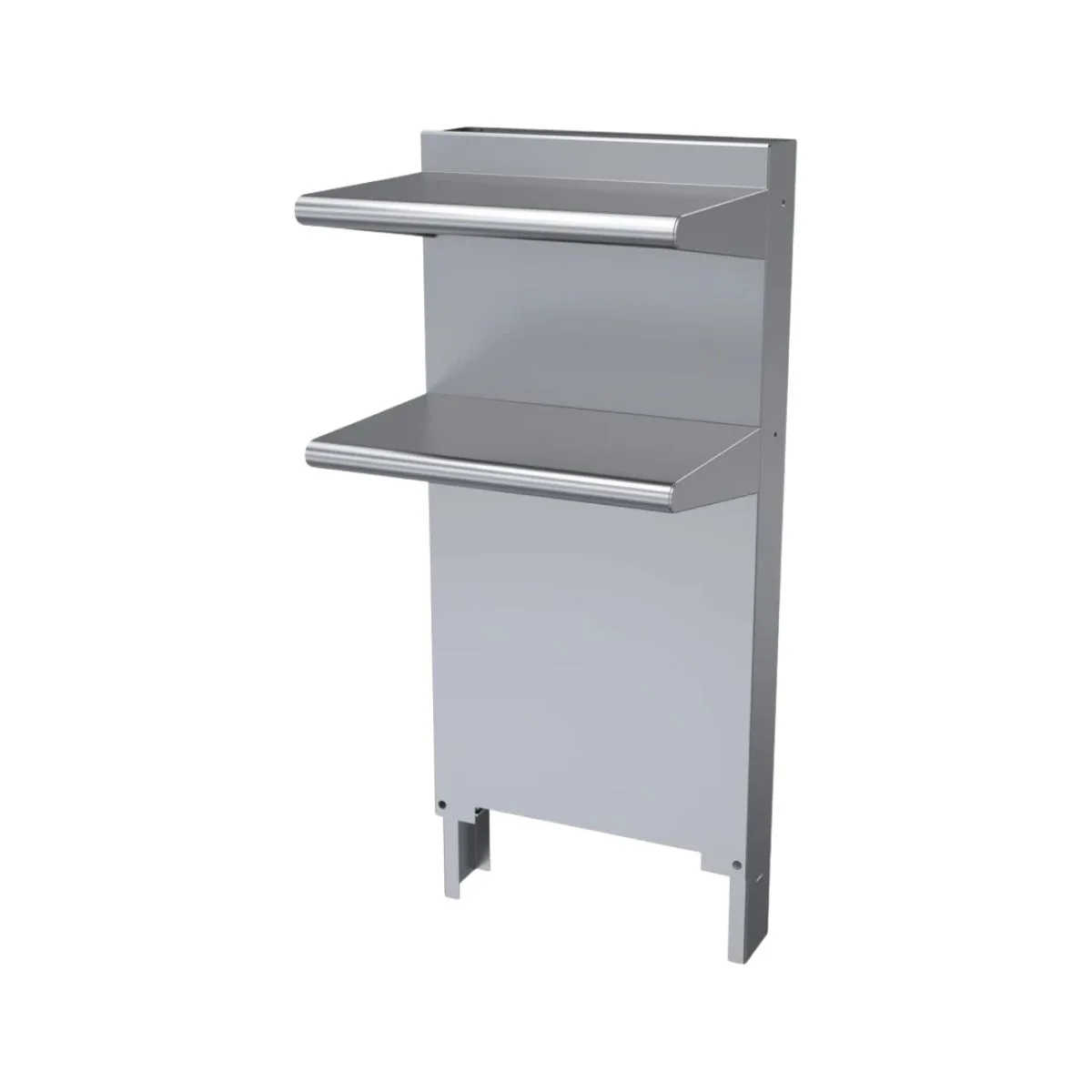 Garland US Range CCDHS-18 Cuisine Backguard/Flue Riser, with Double High Shelves