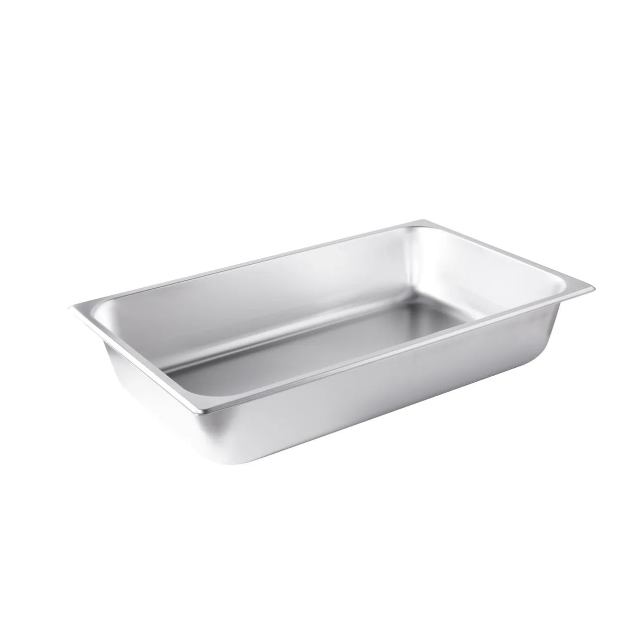 CAC China STPF-S25-4 Stainless Steel Steam Table Pan, 1/1, 4" Deep, 25‑Gauge, Dishwasher Safe