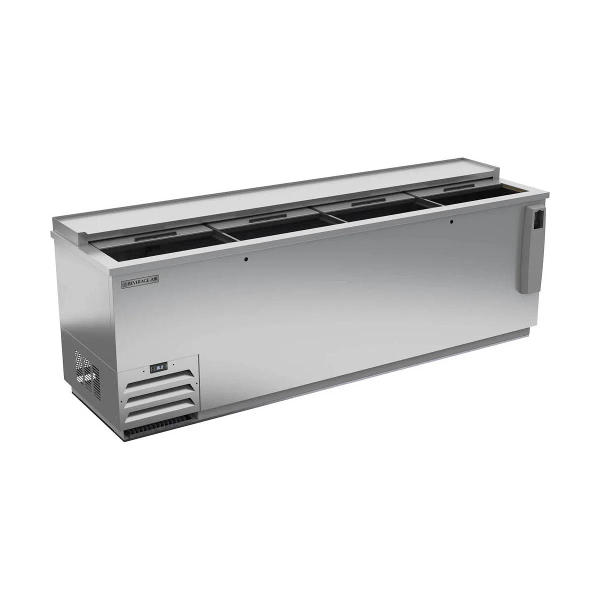 Beverage Air DW94HC-S 95" Deep Well Bottle Cooler, 28.63 cu. ft.