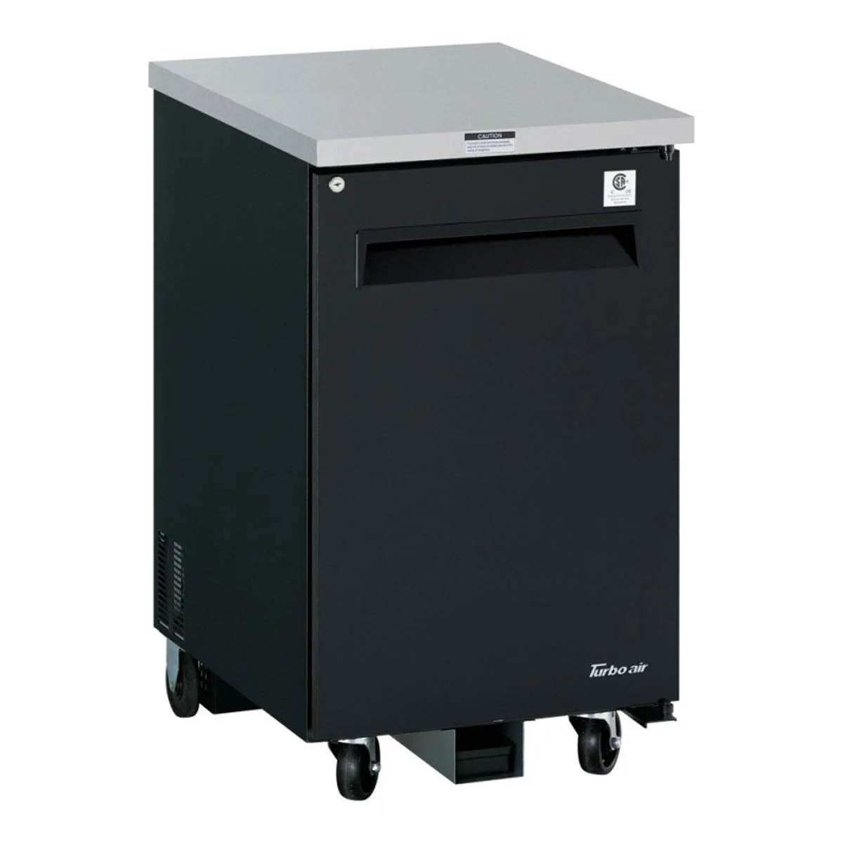 Turbo Air TBB-1SBD-N6 23" One Section Back Bar Cooler with Solid Door, 7.76 cu. ft.