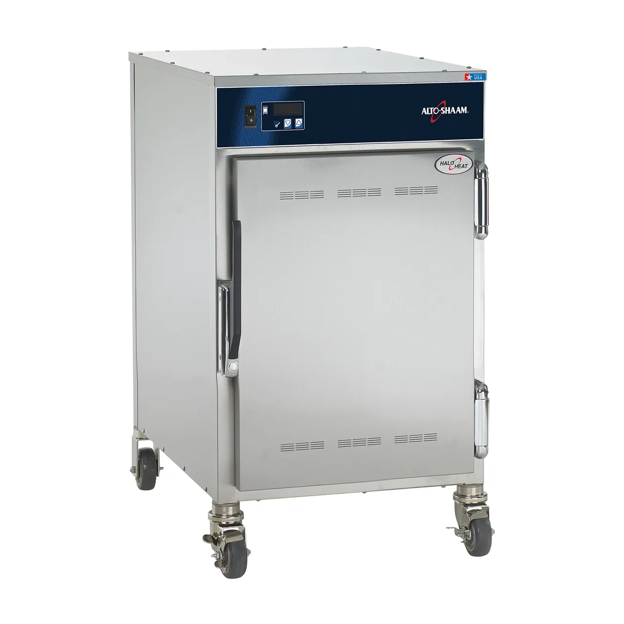 Alto-Shaam 500-S-QS 1-Section 1-Door Solid Heated Holding Cabinet, 6-Pan 12"x20" Capacity, Stainless Steel
