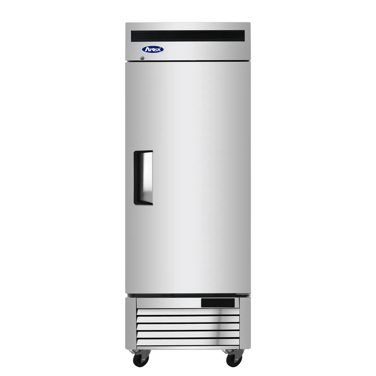 Atosa USA MBF8532GR 25-5/8" 1-Solid Door Reach-In Refrigerator, 12.57 cu. ft., Bottom Mounted