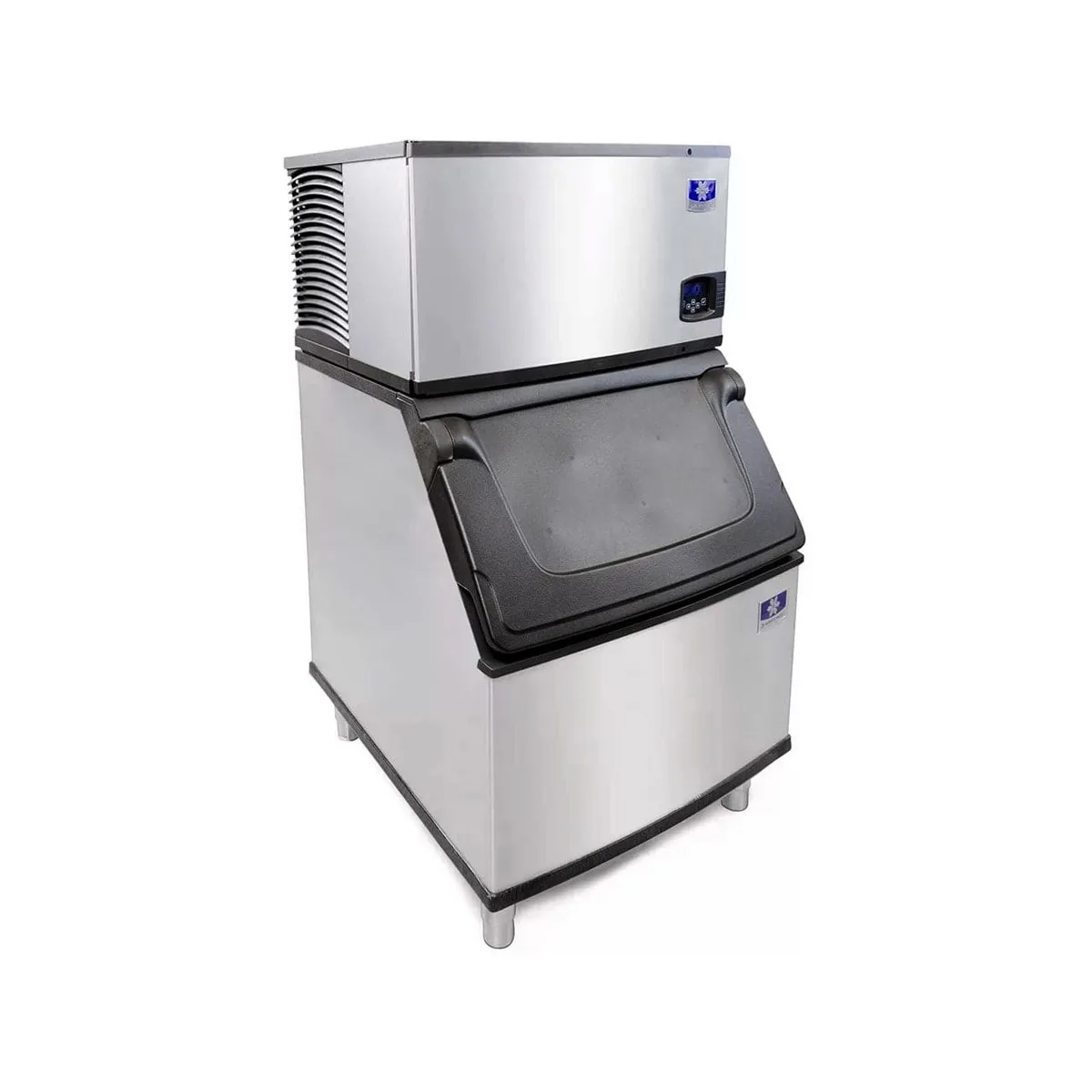 Manitowoc IYP0500W/D400 Water Cooled Half Cube 535 lb Ice Machine with Bin, 365 lb Storage