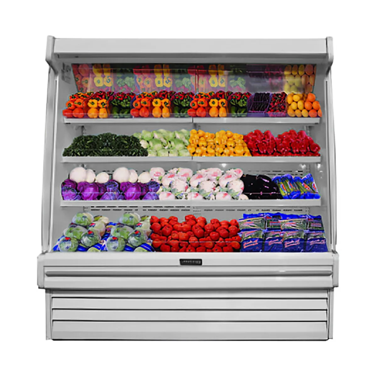 Howard-McCray R-OP35E-10S-LED 123" Remote Refrigerated Produce Display Case, White