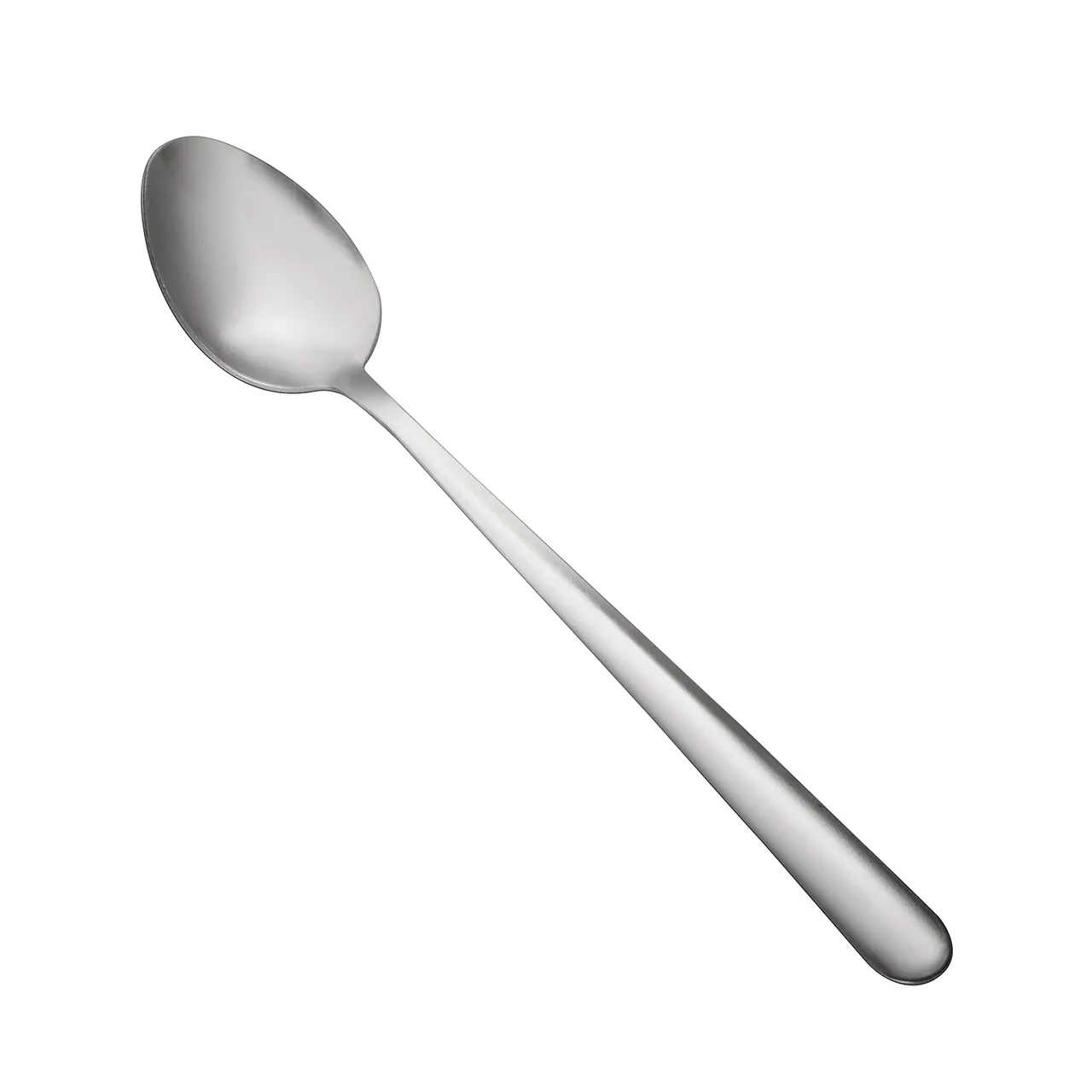 CAC China 1002-02 Windsor Iced Tea Spoon, 8" Length, Medium Weight, 18/0 Stainless Steel - 1 Dozen