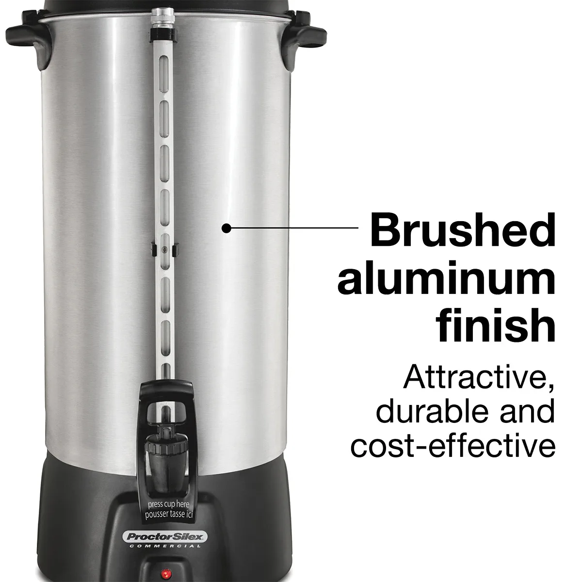 Hamilton Beach 45100R - Proctor-Silex® Coffee Urn,100 Cup Capacity with Dual Heaters / 1.090W - 120V