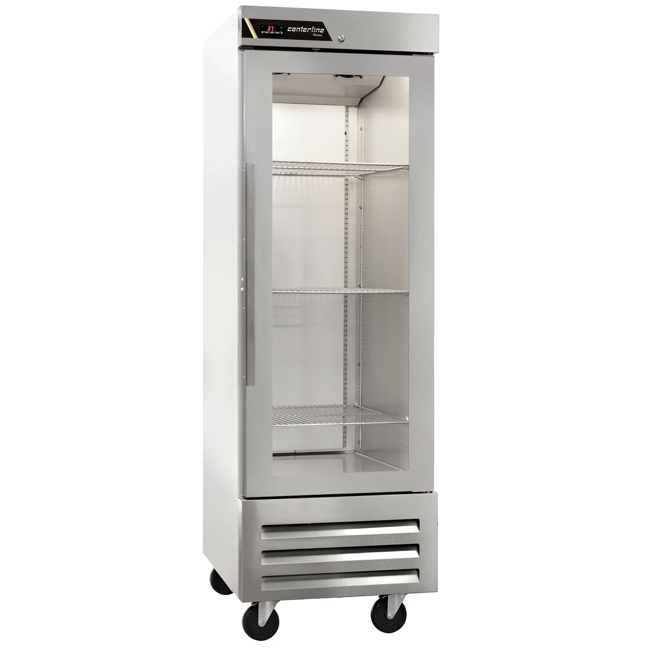 Traulsen C Series CLBM-23R-FG-L 27" 1-Section Reach-In Refrigerator w/ Left Hinged Glass Door, 20.5 cu. ft.