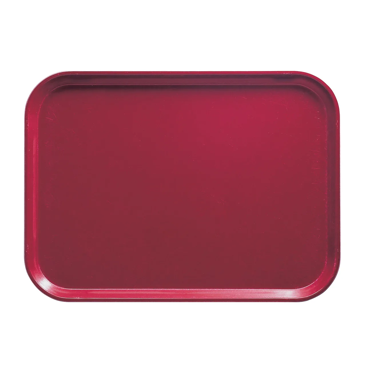 Cambro 1826505 Rectangular Tray, 17-7/8" x 25-3/4" Fiberglass, Cherry Red, NSF, Dishwasher Safe