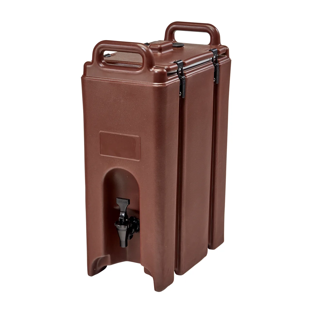Cambro 500LCD131 Camtainer – 4‑3/4‑Gallon Insulated Plastic, Dark Brown, 9"W x 16½"D x 24¼"H, NSF