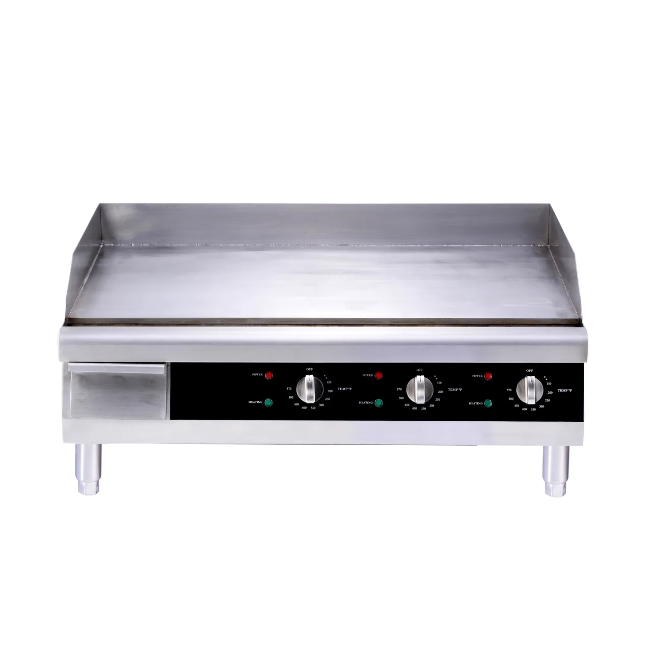 Omcan USA 43214 30" Countertop Electric Griddle with 30" x 15.5" Surface, Thermostatic Controls, 220v
