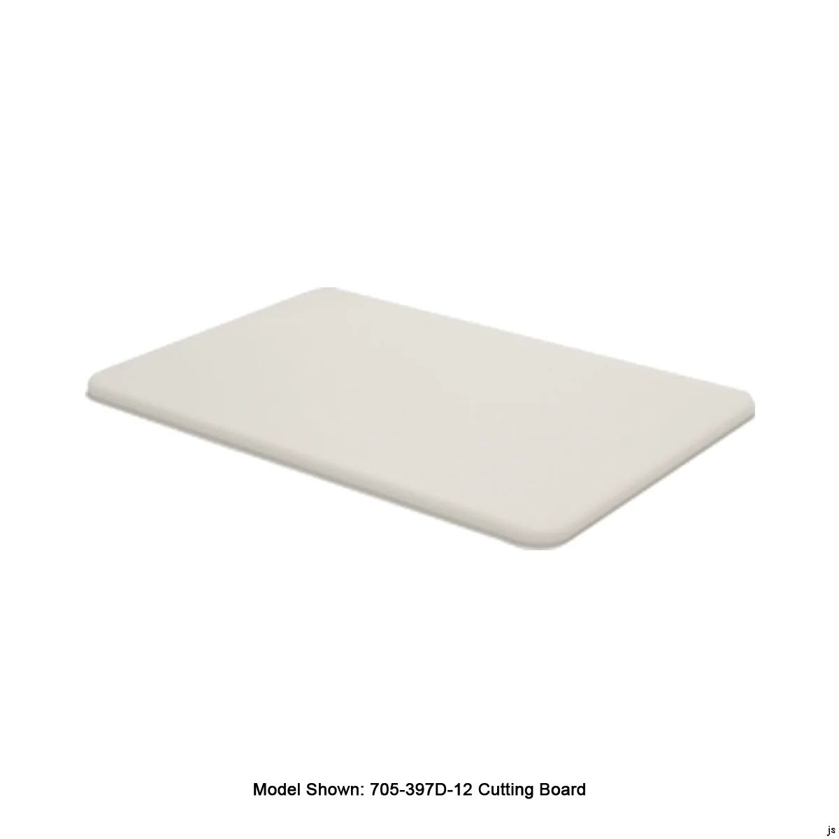 Beverage Air 705-397D-13 Composite Cutting Board, 27"W x 27-5/8"D, 3/8" Thick, for Refrigerated Prep Tables