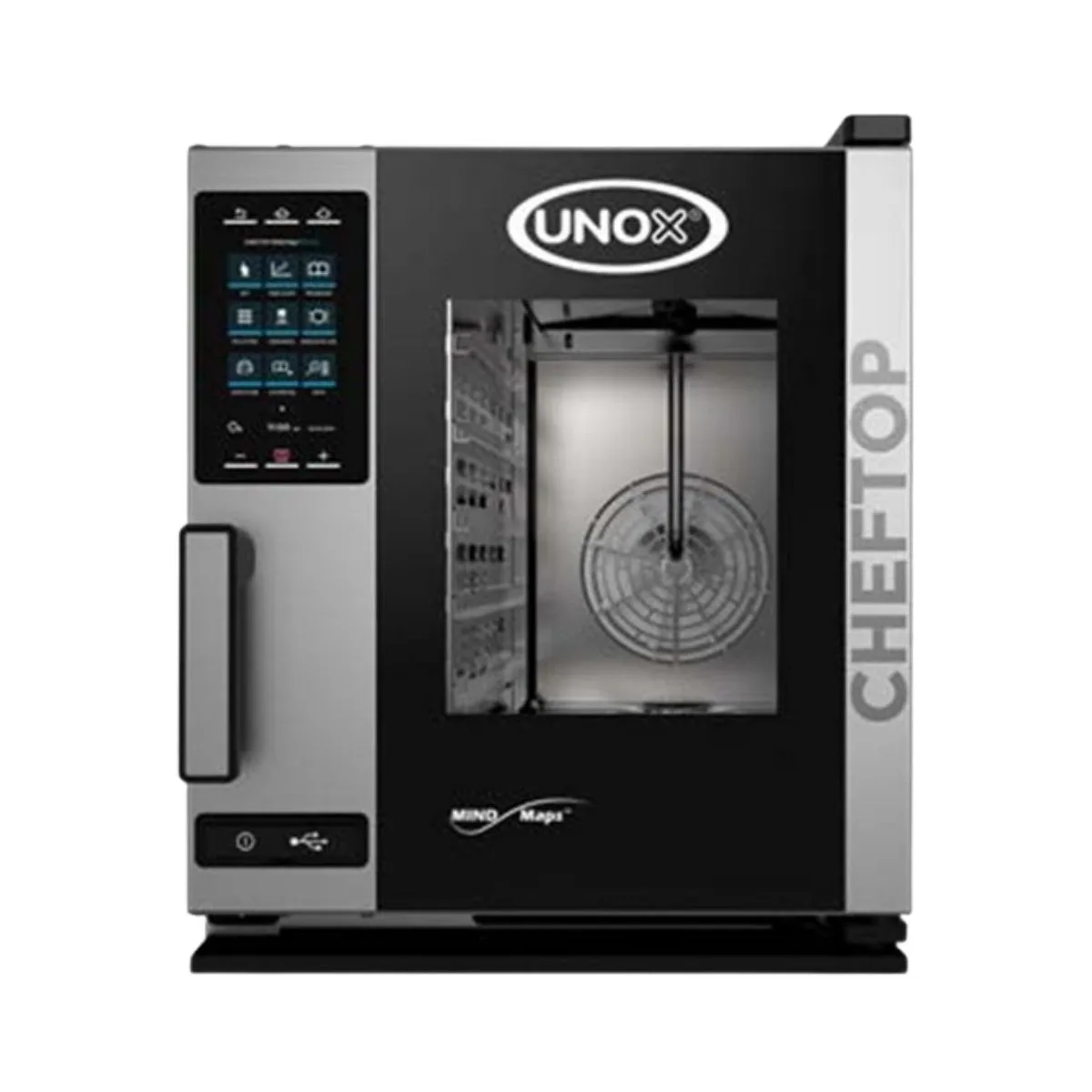 Unox XACC-0513-EPLM Half Size 5 Pan Electric Combi Oven w/ MIND.Maps Plus, Touchscreen, 208/240V