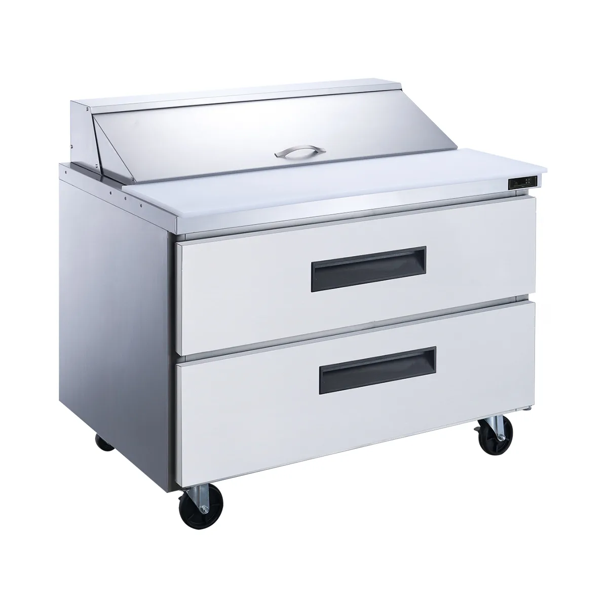 Dukers Appliance Co DSP36-10-D2 36" Sandwich/Salad Prep Table w/ 2 Drawers, 10 Pans