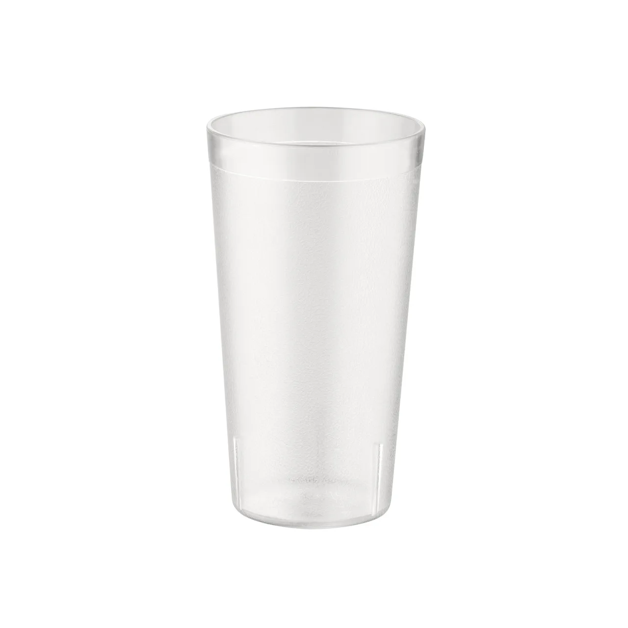 CAC China BVPT-16CL - 16 oz Clear Pebbled SAN Tumbler, Stackable, Dishwasher Safe - 1 Dozen
