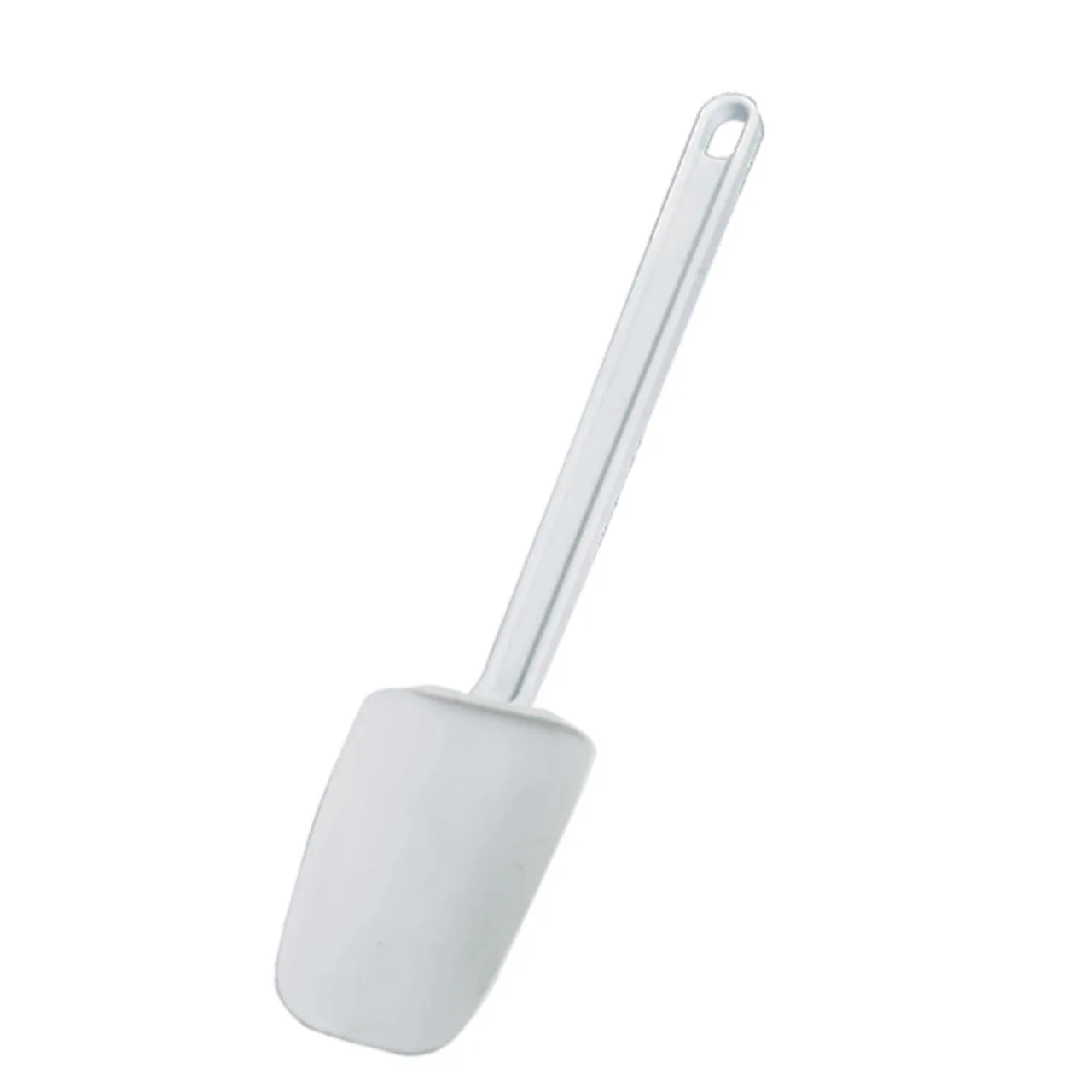 Omcan USA 80027 Spoonula, 10" Length, White Plastic Blade, Commercial Kitchen Utensil