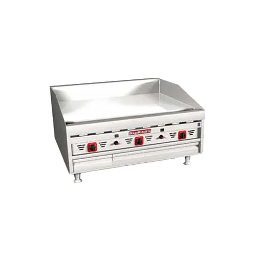 Magikitchn MKG-36-E 36" Countertop Gas Griddle, Electronic Thermostat, 1" Steel Plate, 90.000 BTU