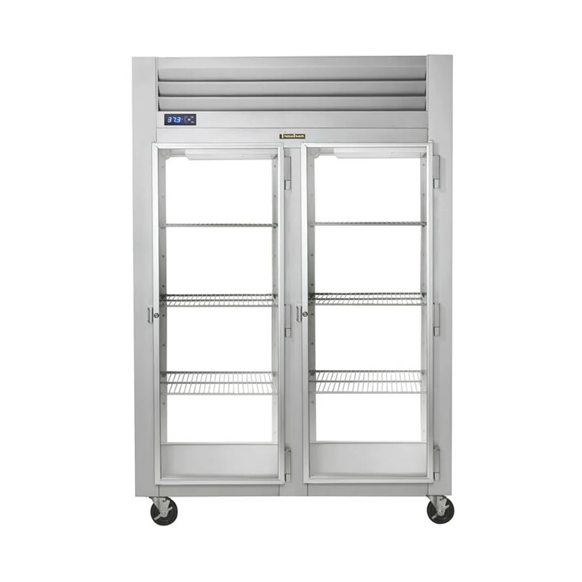 Traulsen G21057-032 52" 2-Section Pass-Thru Refrigerator w/ 4 Glass Doors (right/right hinged), R290, 50.2 cu. ft.