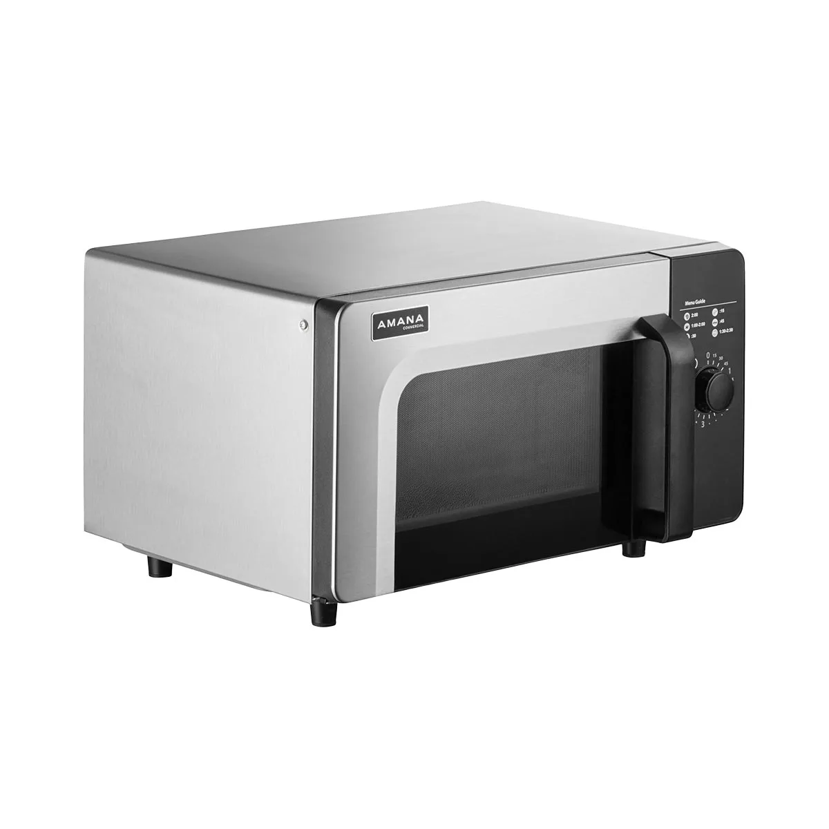 Amana RMS10DSA 1000W Low Volume Commercial Microwave Oven, 0.8 Cu. Ft., Dial Control, 120V