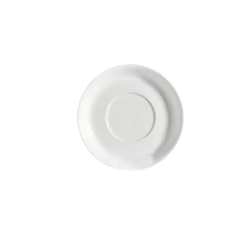 CAC China COL-2 - Round Porcelain Saucer 5.5" Dia x 0.75" H Bone White, Dishwasher Safe - 1 Dozen
