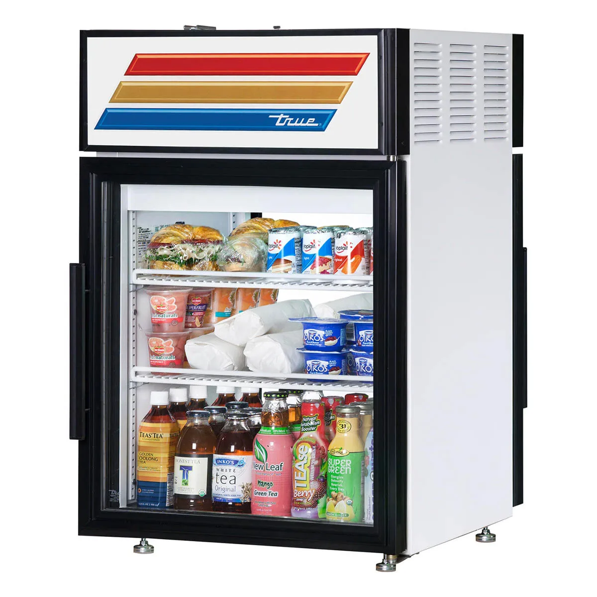 True GDM-05PT-HC~FGD01 - 24" Glass Door Merchandiser, 4.9 cu ft, Black, LED, R290, 1/5 HP 115V