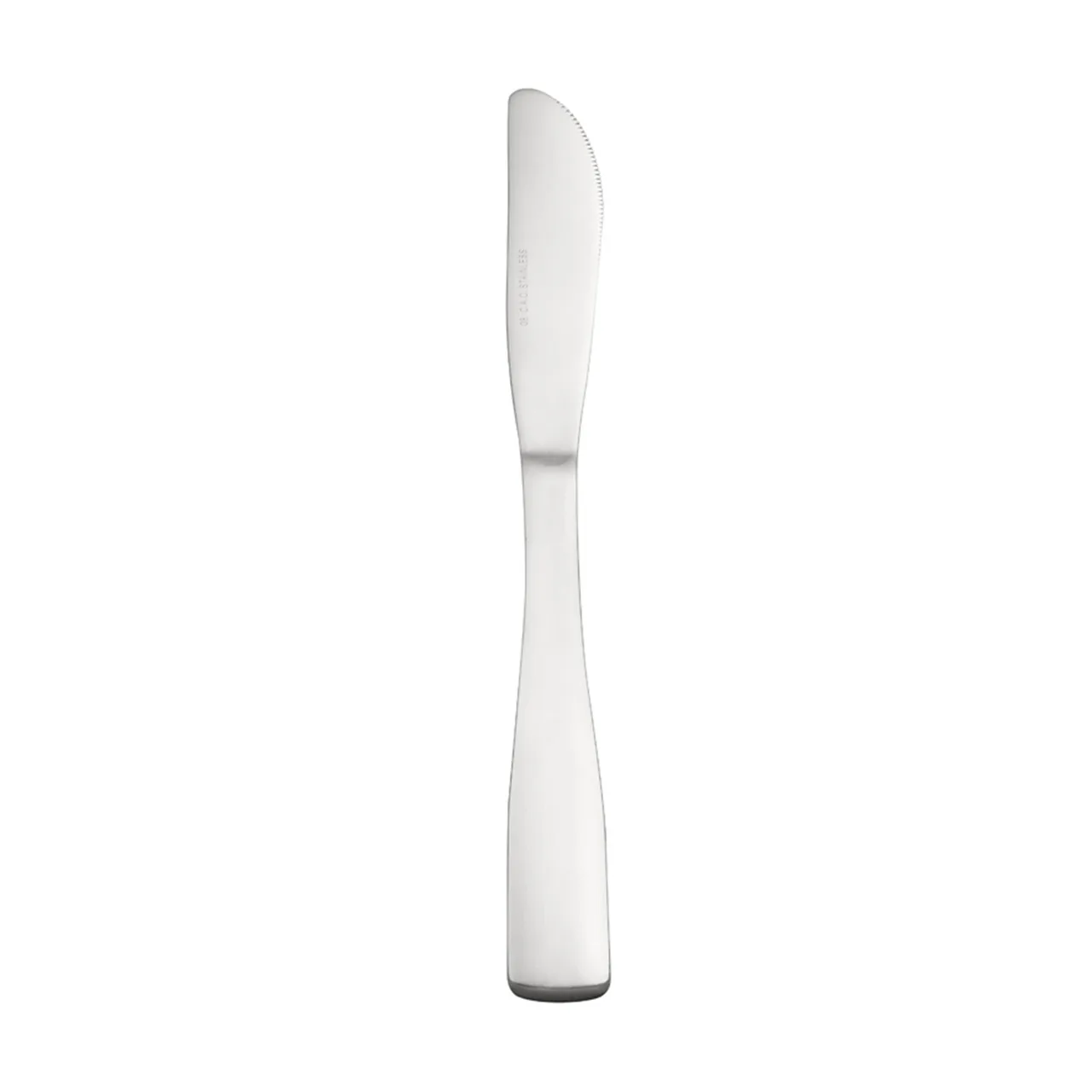 CAC China 3013-08 - Thames Dinner Knife, 8 3/8" Solid Handle, 18/0 Stainless Steel - 1 Dozen