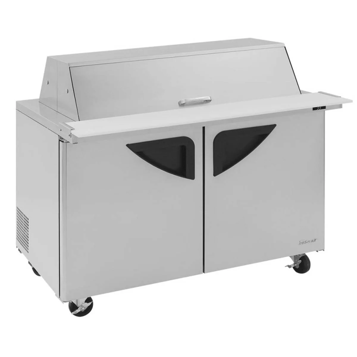 Turbo Air TST-48SD-18-N-DS 48" Mega Top Sandwich/Salad Prep Table w/ 2 Doors, 18 Pans