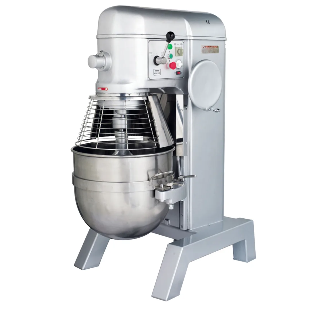 American Eagle AE-80P4A Floor Model 80 qt Planetary Mixer with Timer, #12 HUB, 4-Speed, 3 hp