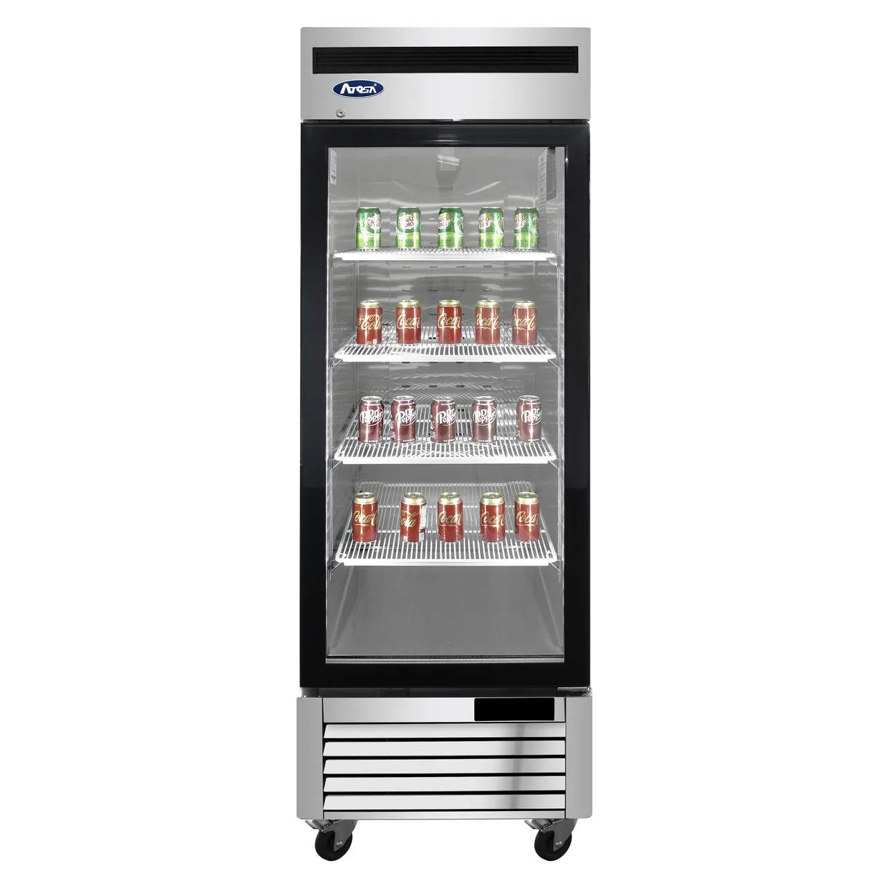 Atosa USA MCF8701GRL - 27" Glass Door Freezer Merchandiser, 19.1 cu ft, Stainless, 1/2 HP, -8° to 0°F