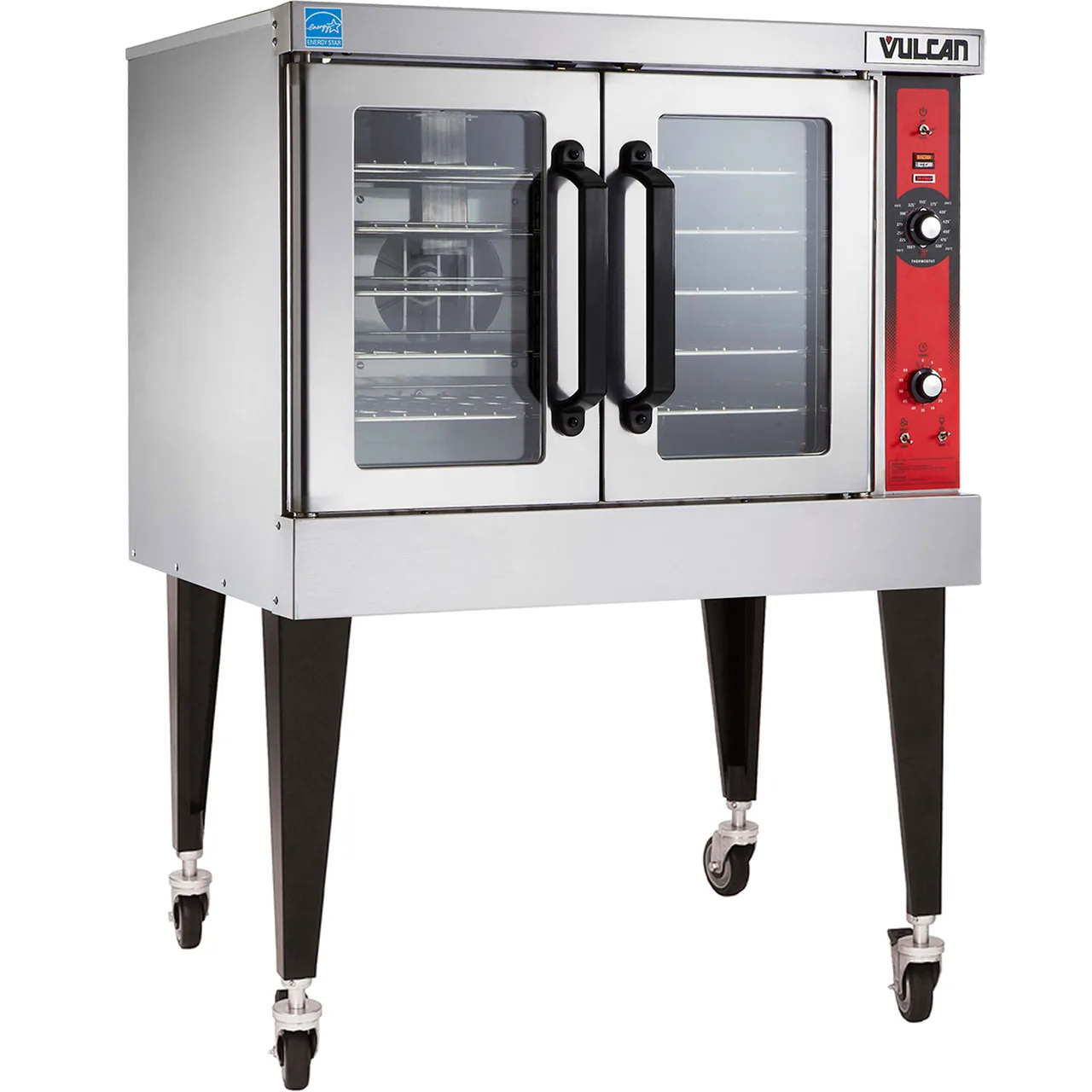 Vulcan VC6GD Full Size Gas Convection Oven with Single Deck, Bakery Depth, 50.000 BTU