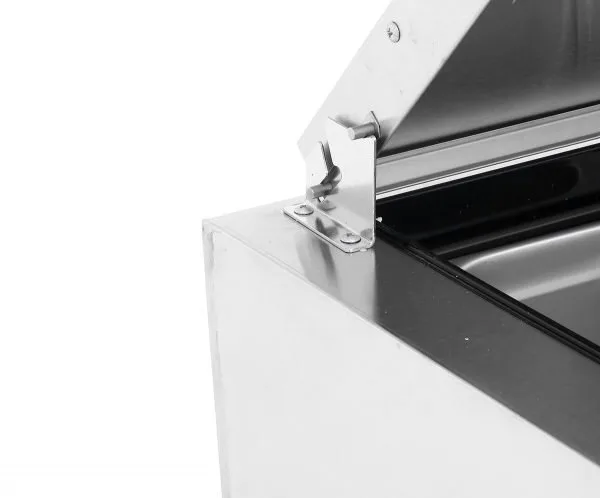 Atosa USA MPF8201GR 44" One Section Refrigerated Pizza Prep Table, 9.7 cu. ft.