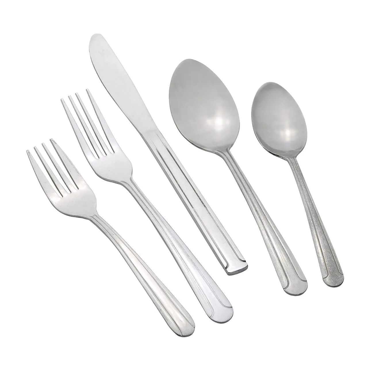 Winco 0081-04 - 6" Dominion Soup Bouillon Spoon, 18/0 stainless steel, vibro finish - 24/Pack